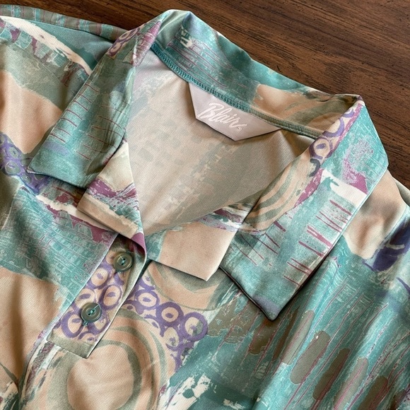 Vintage Polyester Top - Picture 1 of 5
